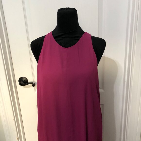 Three Eighty Two Women's Magenta Sleeveless Maxi Dress Size Medium‎ NWT - Picture 3 of 9